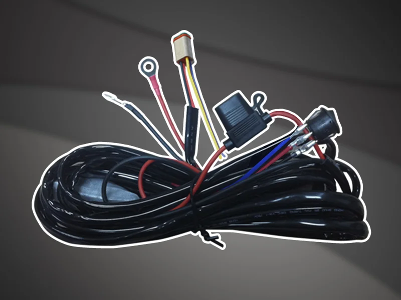 Комплект подключения одной фары с ДХО ALO-AW11 4