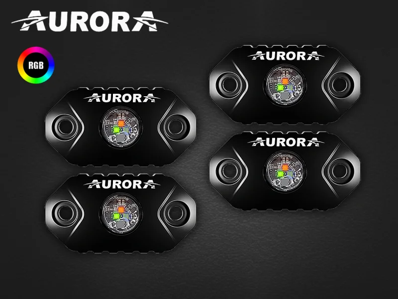 Светодиодная подсветка Rock Light 4 модуля ALO-Y1D-2-RGB-D4