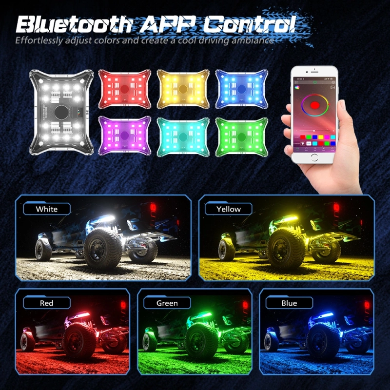 Светодиодная подсветка Lock Light 6 модулей ALO-Y3-RGBW-6 2