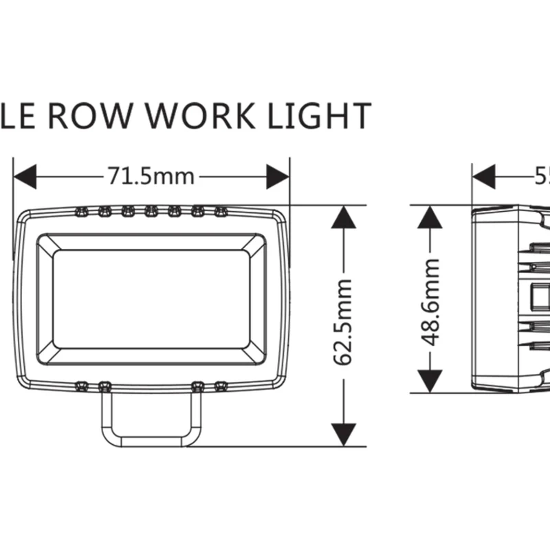 Светодиодная фара ближнего света 20W ALO-M-L-2-E7T 0