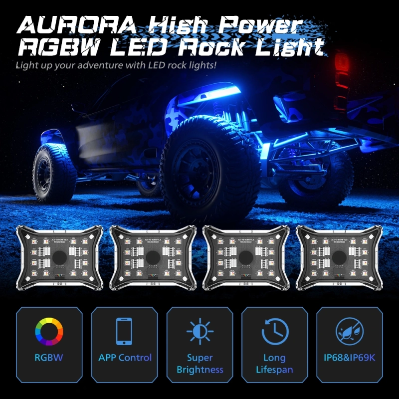 Светодиодная подсветка Lock Light 6 модулей ALO-Y3-RGBW-6 6