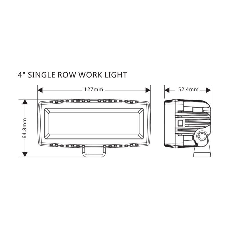 Светодиодная фара дальнего света Aurora 20W ALO-M-L-4-P7D1 0