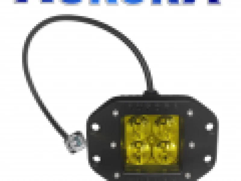 Светодиодная фара Aurora ALO-T-E-2-E4T 4 диода 40W ЗОЛОТО ВРЕЗНАЯ 0