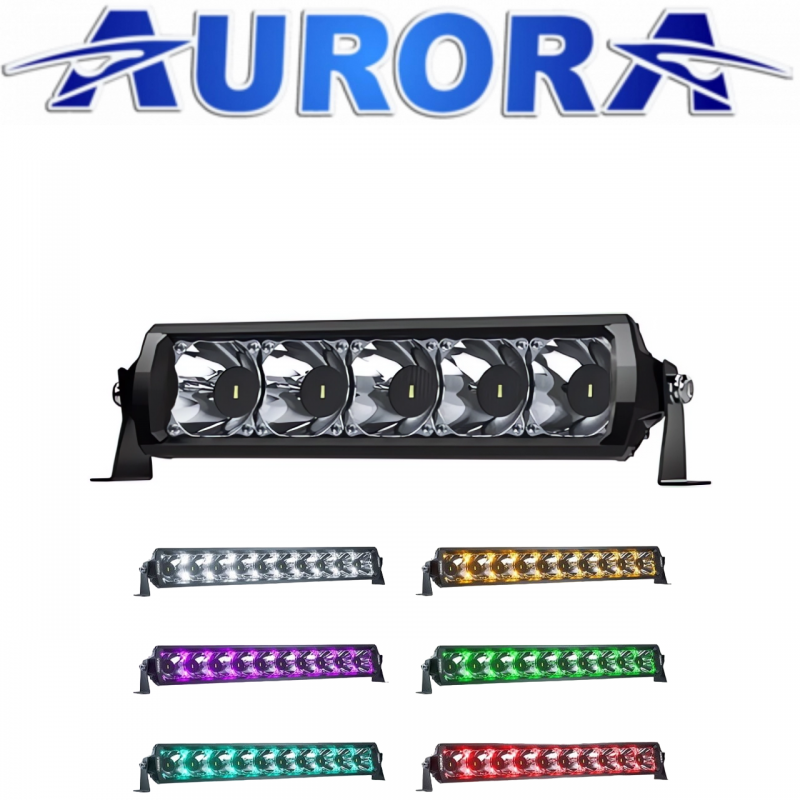 Светодиодная балка Aurora 15 диодов 75 Ватт ALO-D6T-10-P23Q дальний +RGB
