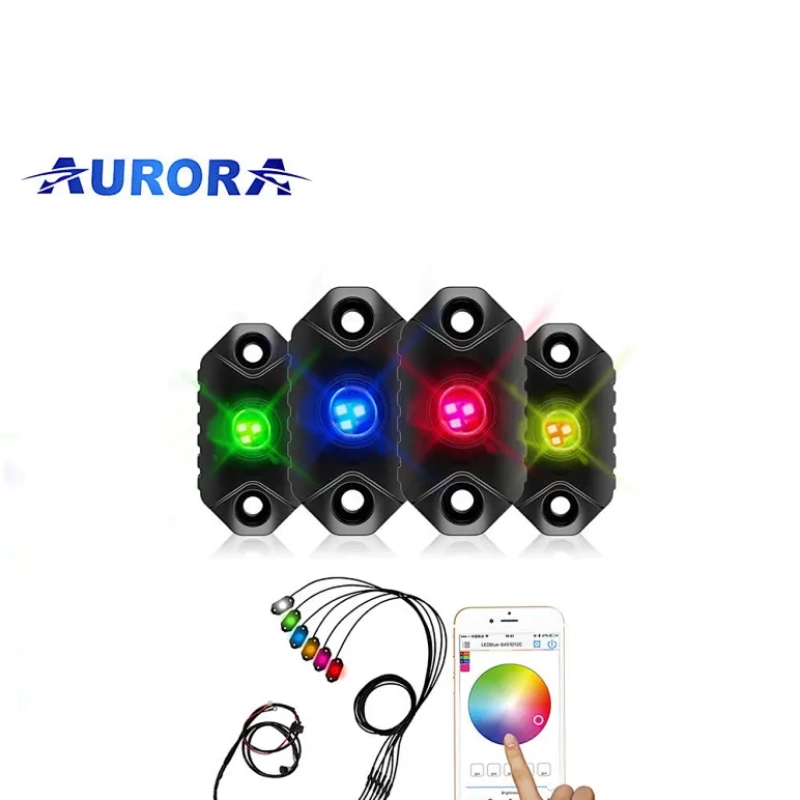 Светодиодная подсветка Rock Light 6 модулей ALO-Y1D-2-RGB-D6 1