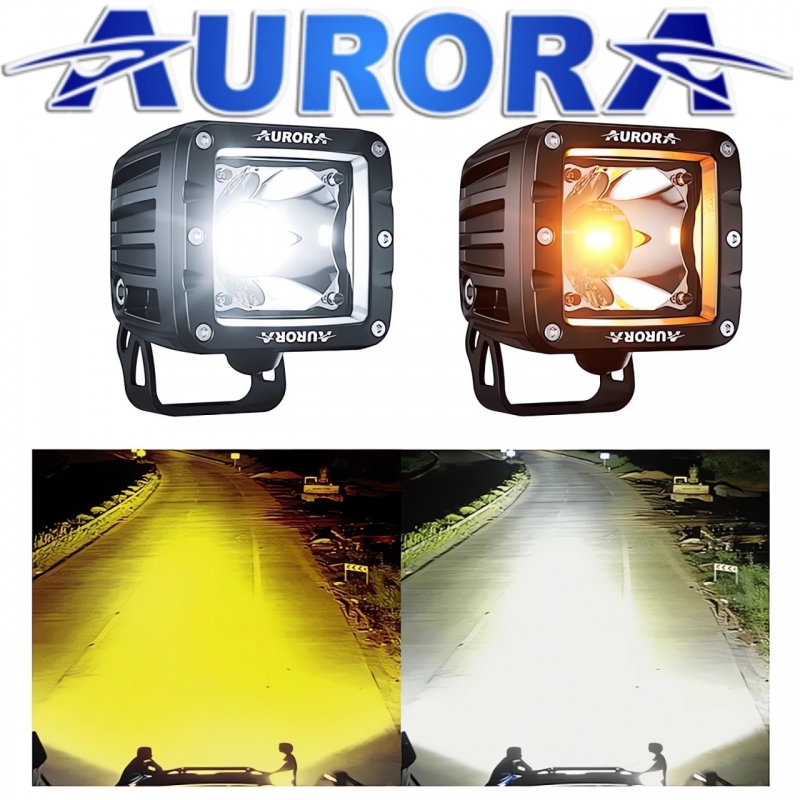 Дувухфункциональная светодиодная фара Aurora ALO-2-P23H1 6 диодов 30 ватт ДАЛЬНИЙ