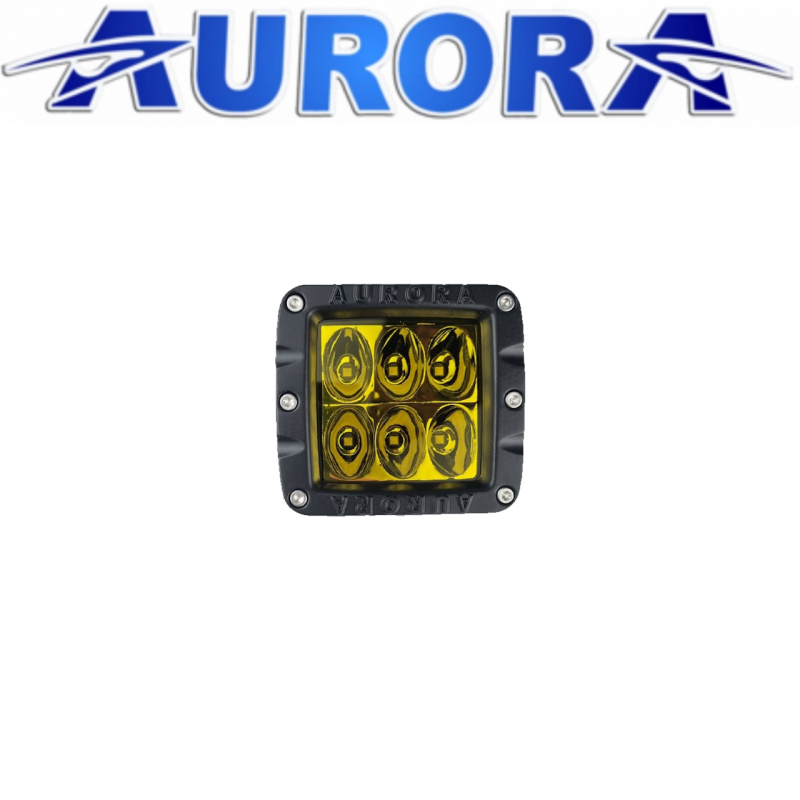 Светодиодная фара Aurora ALO-T-2-D1D1 6 диодов 30 ватт Водительский свет