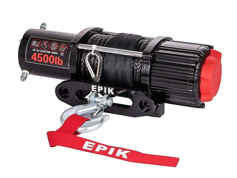 Лебедка Epik UTV4500S 12V Синтетический трос 4500 Lbs