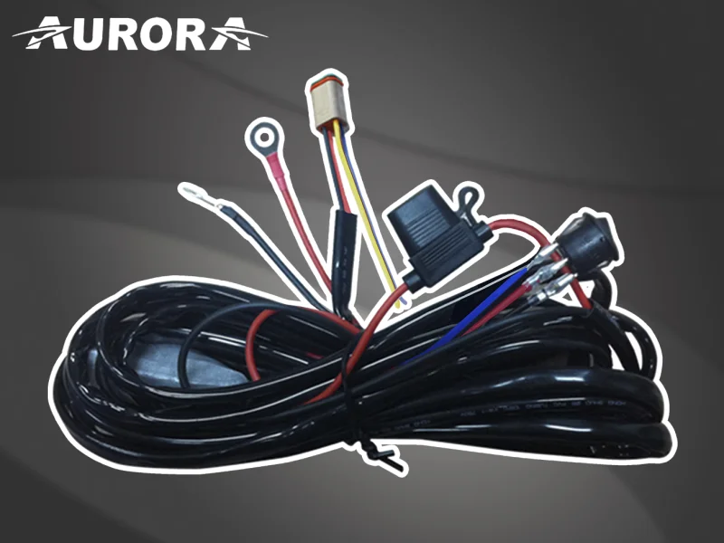 Комплект подключения одной фары с ДХО ALO-AW11