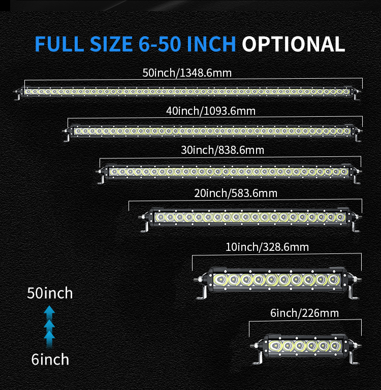 Светодиодная балка 10" Aurora 75W ALO-S1-10-D1D1 водительский свет 1