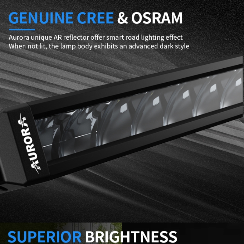 Дувухфункциональная светодиодная балка Aurora ALO-S6-6-R5H1 6 диодов 90Вт КОМБИНИРОВАННЫЙ 3
