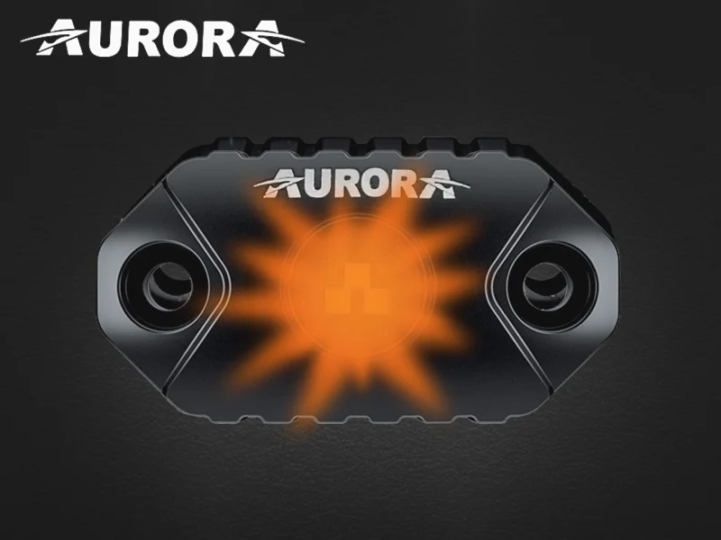 Светодиодная подсветка Aurora Rock Light ALO-Y-2-A 9W ЯНТАРНЫЙ