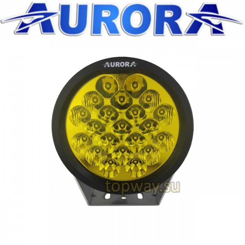 Светодиодная фара Aurora ALO-T-R-5-C10D1 21 диод 105 ватт Золотой