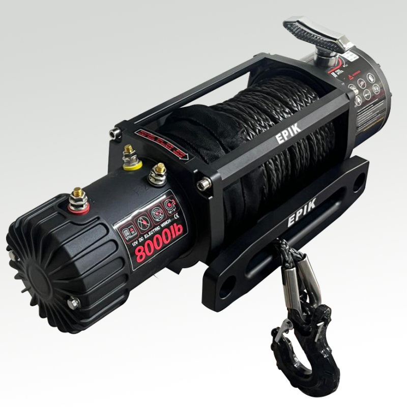 Лебедка Epik STD8.0 12V Синтетический трос 8000 Lbs 3