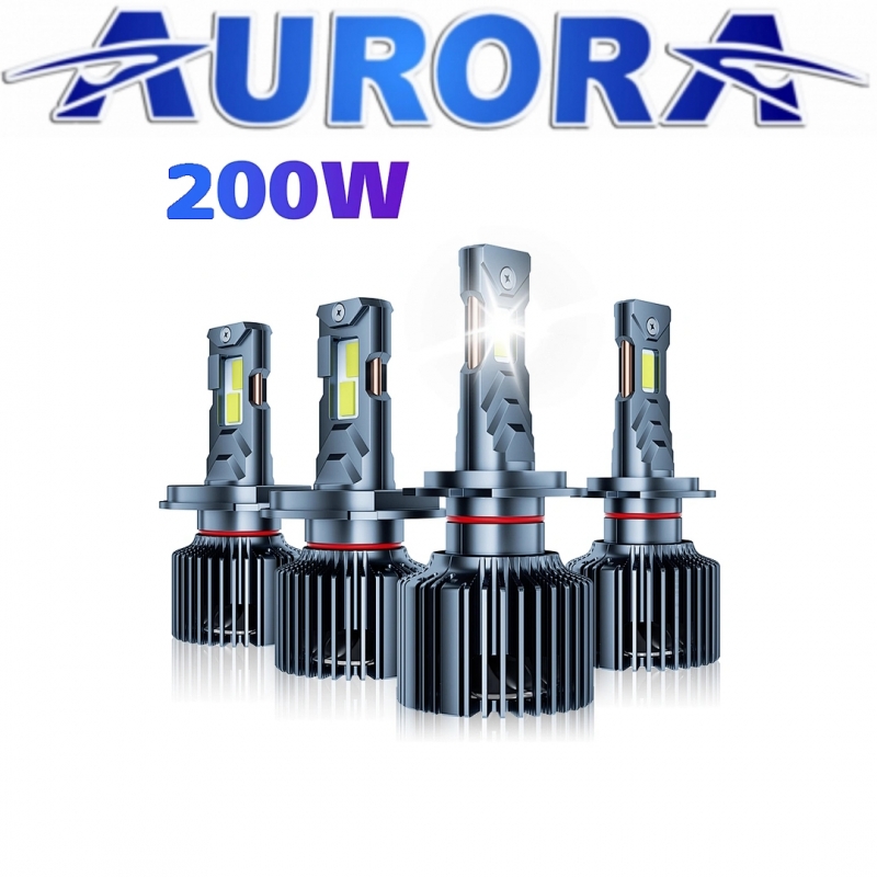 Комплект светодиодных ламп фар Aurora ALO-F11-H4 под цоколь H4