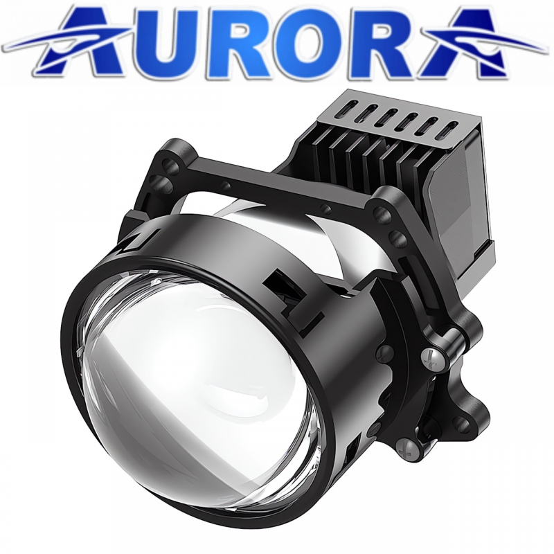 Светодиодные линзы Bi led (би лед) Aurora ALO-R-3-L17 120 ватт ближний/дальний свет
