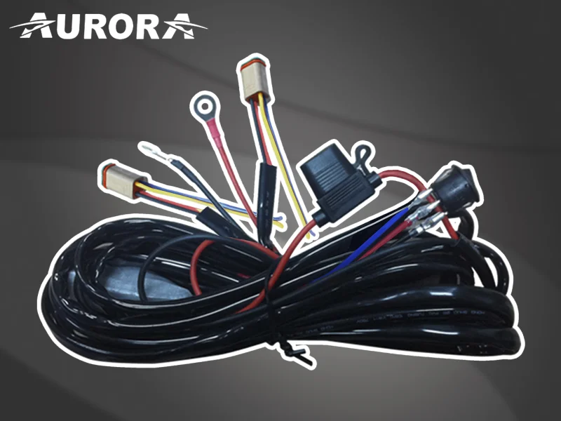 Комплект подключения двух фар с ДХО ALO-AW12