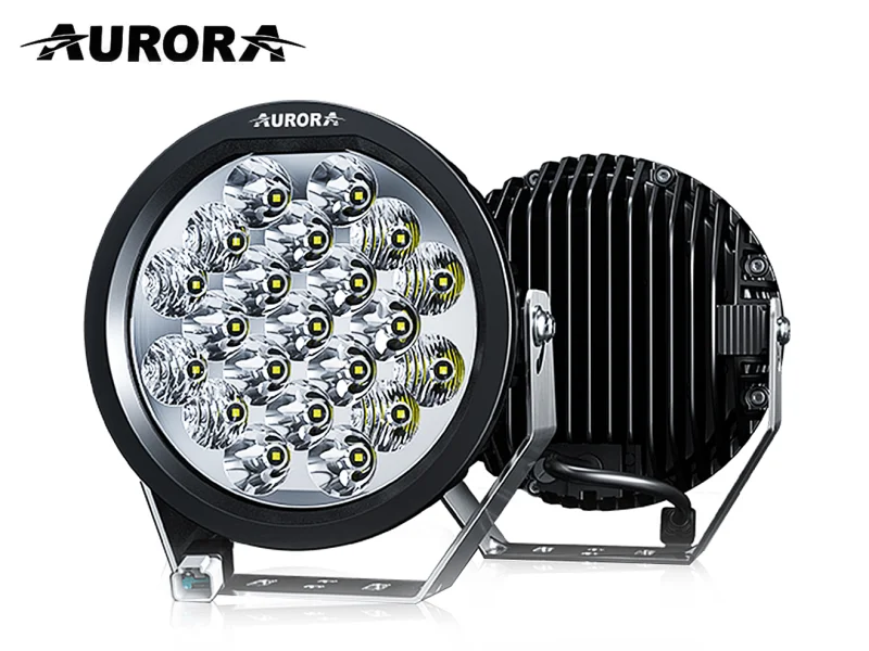 Светодиодная фара, Aurora, ALO-R-5-C10D1, 21 диод, 105ватт.