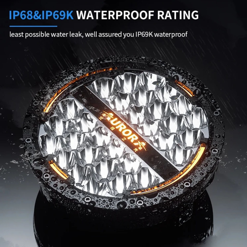 Светодиодная фара AURORA 150W ALO-R-9-C31D-AW Комбинированный свет + ДХО 7
