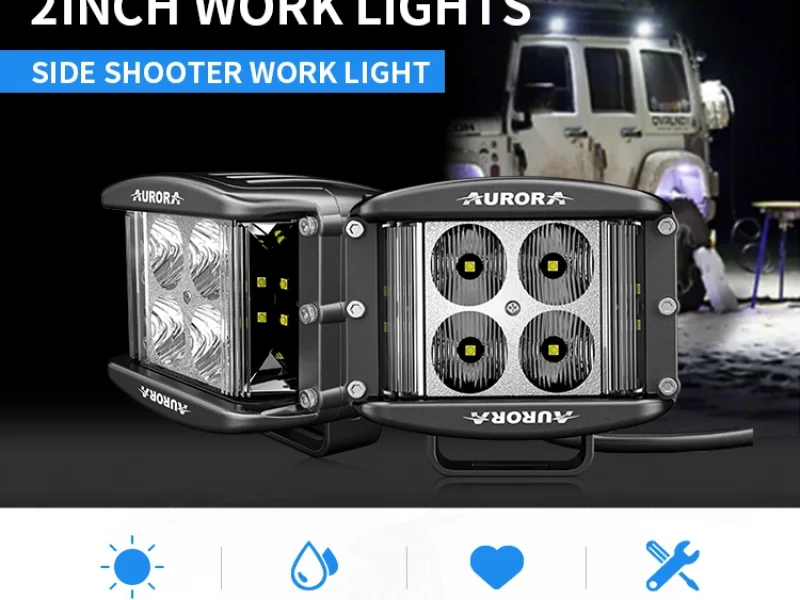 Светодиодная фара Aurora ALO-2-E4E15D1 40W, БЛИЖНИЙ +180&deg; 8