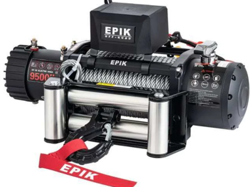 Лебедка Epik STD9.5 12V Стальной трос 9500 Lbs 4