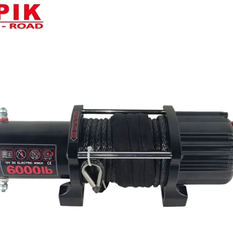 Лебедка Epik UTV6000S 12V Синтетический трос 6000 Lbs 4
