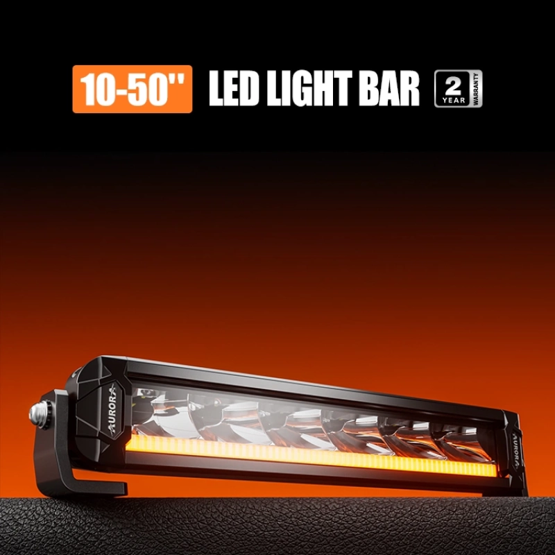 Светодиодная балка Aurora ALO-P-S10-40-R13Y-AW, 300W, комбинированный свет, ДХО белый/янтарь 0