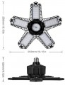 Светодиодная лампа Aurora ALO-GL-01(Black) 135 диодов 100W 7
