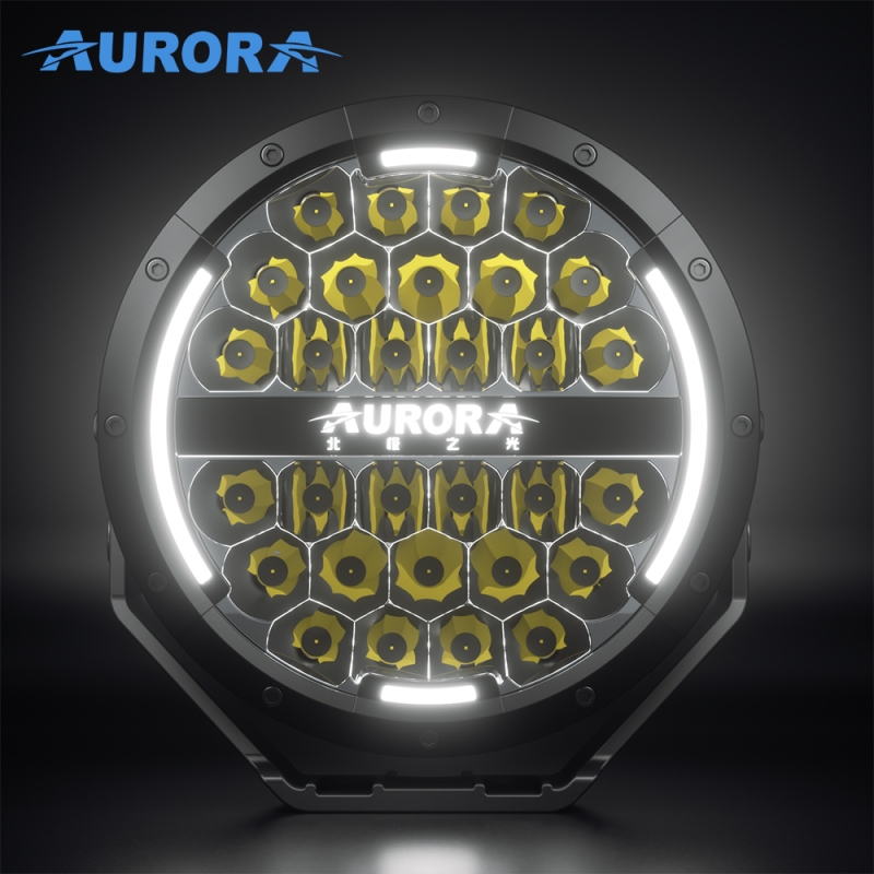 Светодиодная фара AURORA 150W ALO-R-9-C31D-AW Комбинированный свет + ДХО 3