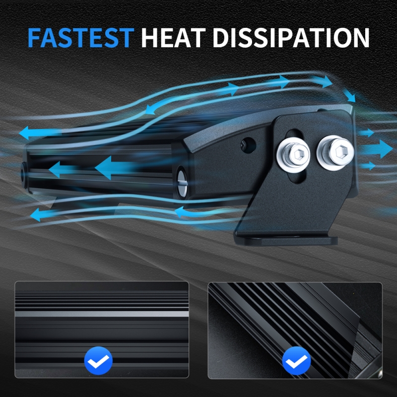 Дувухфункциональная светодиодная балка Aurora ALO-S6-6-R5H1 6 диодов 90Вт КОМБИНИРОВАННЫЙ 4