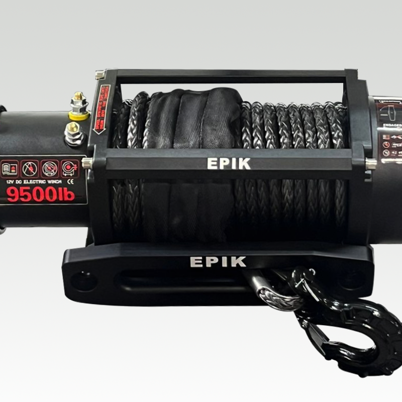 Лебедка Epik STD9.5 12V Синтетический трос 9500 Lbs 2